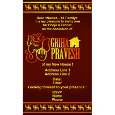 Griha Pravesh Invitations 2